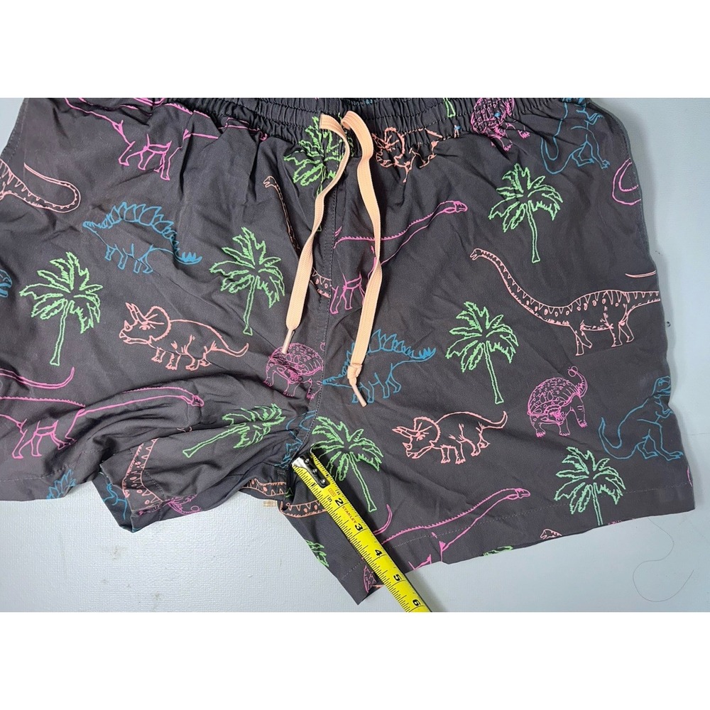 Chubbies Swim Trunks 5" Men's Medium Lined Pastel Dinosaurs Print - Picture 5 of 7